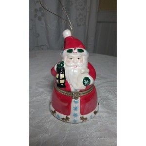 Mr. Christmas Porcelain Santa Animated Music Box God Rest Ye Merry Gentlemen